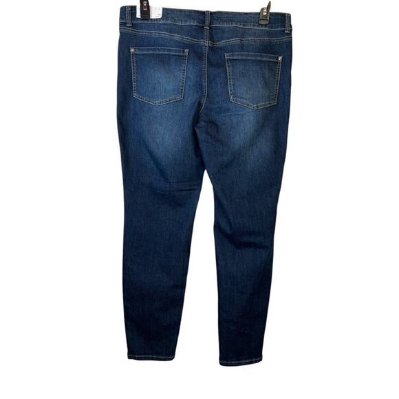 MAURICES Plus Size Everflex Dark Mid Rise Super Skinny Jean Women's Size 16 - Picture 3 of 11